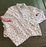 Lands'End  Flannel Snowflake Pjs  Photo 0