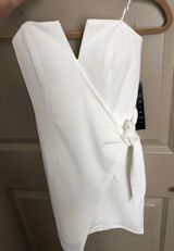 Trixxi White Tie Dress Photo 0