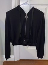 SheIn black zip up jacket Photo 0