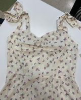 Maje Off White Floral Dress Photo 0