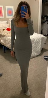 SKIMS gray dress Photo 0