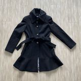 Calvin Klein  Peplum Pea Coat 2 Photo 0