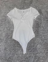 Planet Gold White Bodysuit  Photo 0