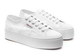 Superga 2790 Platform Sneakers white canvas Traditional Classic Lace Up Womens 8 Photo 0