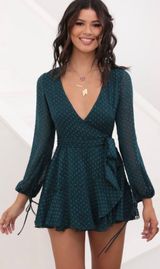 Lucy in the Sky Lexi Ruffle Wrap Dress Photo 0