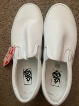 Vans White Slip on Photo 0