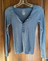 Free People Intimately Blue long sleeve top M/L Photo 0