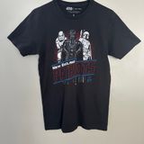 Men's Small Junk Food Black New England Patriots Empire Star Wars T-Shirt Photo 0