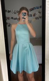 Blue Homecoming Dress Size 4 Photo 0