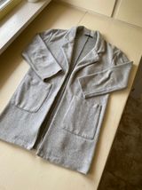 ZARA Gray Knit Blazer Photo 0