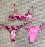 Butterfly Bikini And Matching Bottoms Pink Photo 0