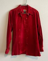 Vintage,  Leather Suede Button Up Jacket Photo 0