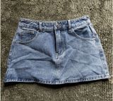 Denim Mini Skirt Blue Size XS Photo 0