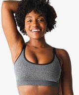 Vitality The Formation Scoop Bra Heather Blue Small Photo 0
