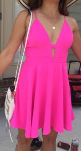 Blush Hot Pink Dress Photo 0