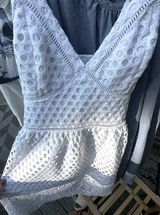 Size Small Abercrombie White Woven Dress Photo 0