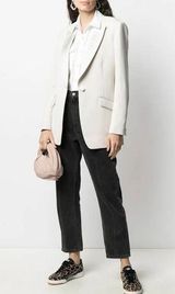 Rag & Bone White Cotton Blend Blazer 12 Photo 0