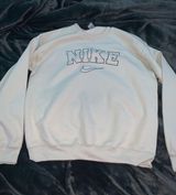 OVERSIZED SWOOSH CREWNECK Tan Size M Photo 0