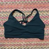 ATHLETA BLACK STRAPPY SPORTS BRA Photo 0