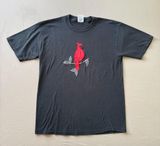 Jerzees Vintage Cardinal Embroidered Tee Photo 0