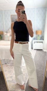 Oat white jeans Size 0 Photo 0