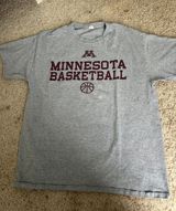 Vintage Grey Basketball T Shirt Gray Size L Photo 0