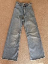 High-Rise ZARA Jeans Wide-Leg Photo 0