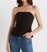 Club Monaco strapless peplum top Photo 0