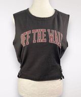 Vans Off The Wall University Tank Top Black Large Photo 0