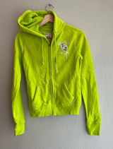 NWT Hollister vintage Y2K full zip hoodie green logo Photo 0