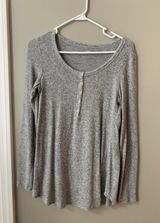 Aerie heathered button up Photo 0