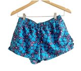 Patagonia Barely Baggies Shorts 2.5" Womens Small Pollen Confetti Blue Pockets Photo 0