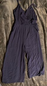 Everly Wide Leg Jumpsuit With Pockets Photo 0