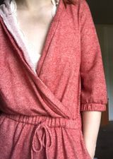 Peachy Lounge Romper Red Photo 0