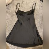 Zara Satin Mini Dress Photo 0