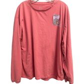 LSU Womens Size 2X Long Sleeve Shirt Tigers Bow Graphic Print Louisiana Pink Photo 0