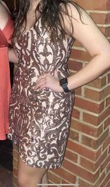 Minuet Pink Sequin Cocktail Dress Photo 0