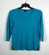 The Limited  Sweater Blue Crewneck Photo 0