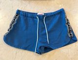 Solid & Striped Blue Drawstring Shorts Photo 0