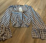 Gypsy Rose Tie Front Top Photo 0