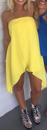 Missguided Yellow Misguided Romper Photo 0