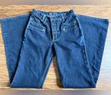 Bebe Dark High Rise Flare Jeans Photo 0