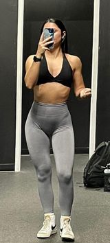 Gray Seamless Leggings Photo 0