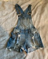 Bluespice Denim Jean Overall Shorts Photo 0