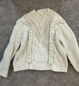 H&M Sweater Knit Chunky Cable Oversized Photo 0