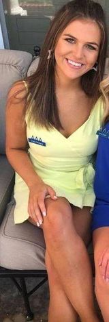 Yellow Wrap Sundress Photo 0