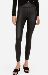 EXPRESS High Waisted Leather Leggings Photo 0