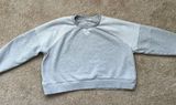Marine Layer Gray Cropped Sweatshirt Photo 0