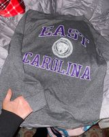 ECU Pirates Long Sleeve Tee Gray Photo 0