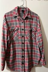 Wild Fable  Oversized Flannel Women’s Button Down Shirt Photo 0